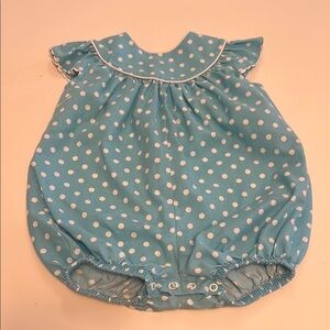Kelly's Kids Blue Polka Dot One Piece